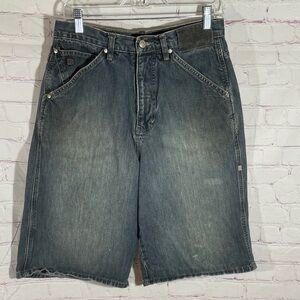 Vintage Vokal Blue Denim Jean Shorts Size 32